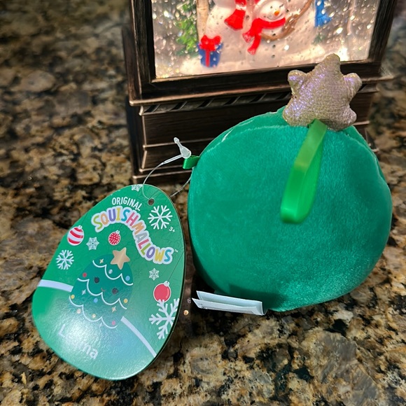 Holiday limited edition Christmas Tree 4” Squishmallow “Leama” 1/8 in set - Picture 5 of 6